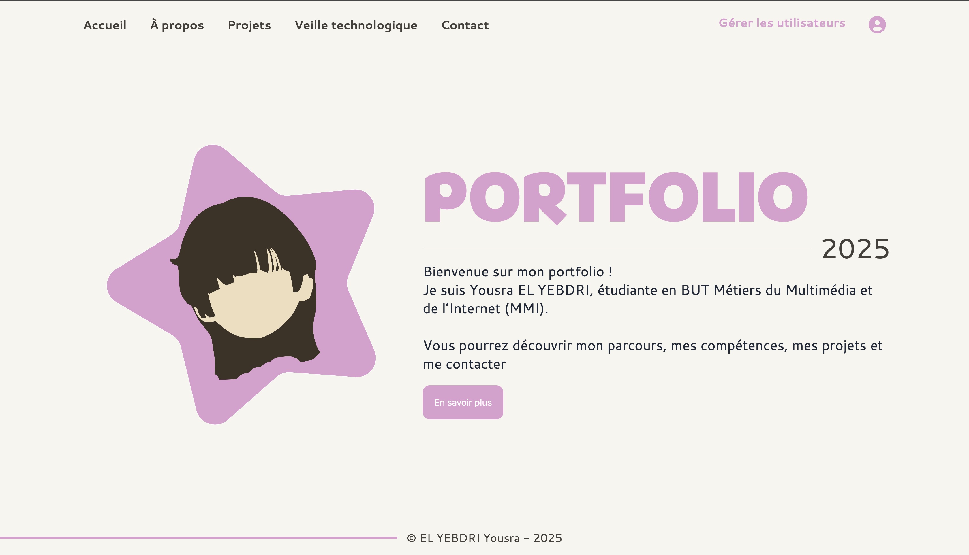 Image du projet : Portofolio