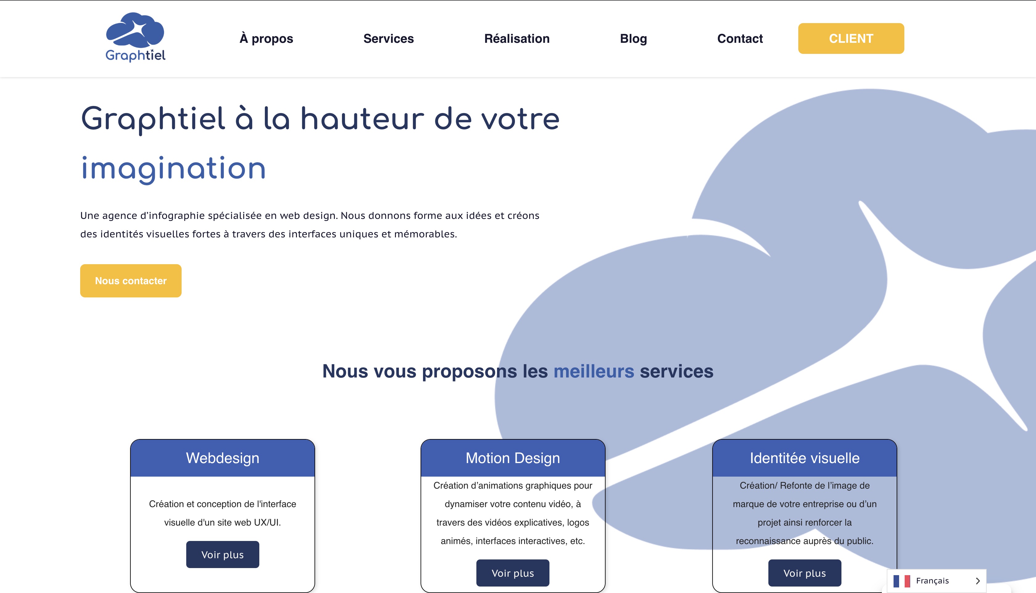 Image du projet : Site vitrine agence Graphtiel